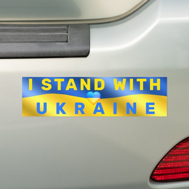 Unterstützung des ukrainischen Autoaufklebers ukra Autoaufkleber (Auf Auto)
