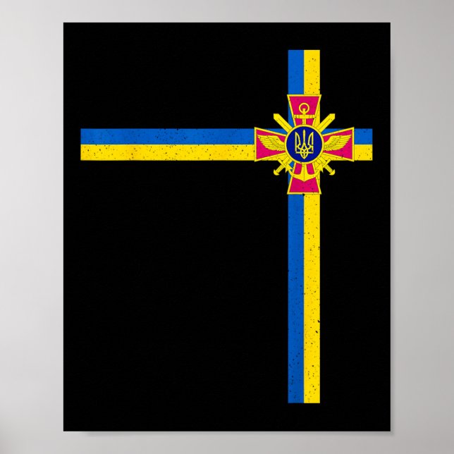 Unterstützung des ukrainischen Präsidenten Zelensk Poster (Vorne)
