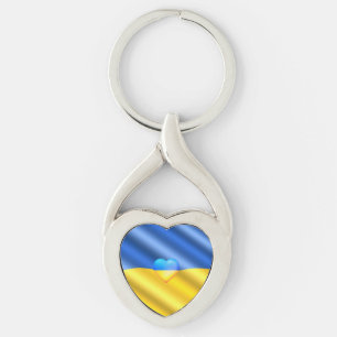 Unterstützung des ukrainischen Schlüsselanhängers Schlüsselanhänger