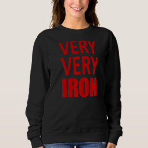 UNTERSTÜTZUNG DES VATERS VON EISENDADDY TRIATHLON  SWEATSHIRT