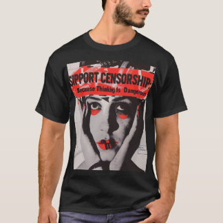 Unterstützung des Zensur-T - Shirt