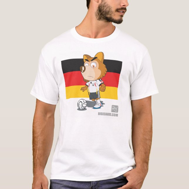 UNTERSTÜTZUNG DEUTSCHLAND T-Shirt (Vorderseite)