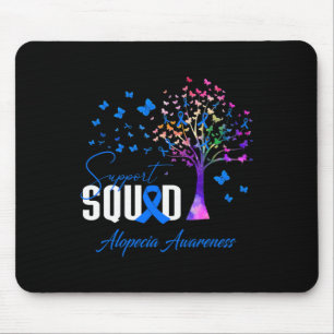 Unterstützung für Alopezie-Bewusstsein Mousepad