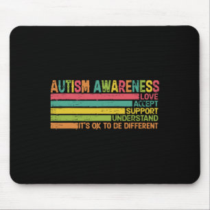 Unterstützung für Autismus versteht Liebe von der Mousepad