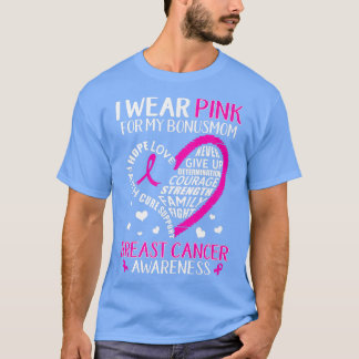 Unterstützung für Brustkrebs ich trage Rosa für me T-Shirt