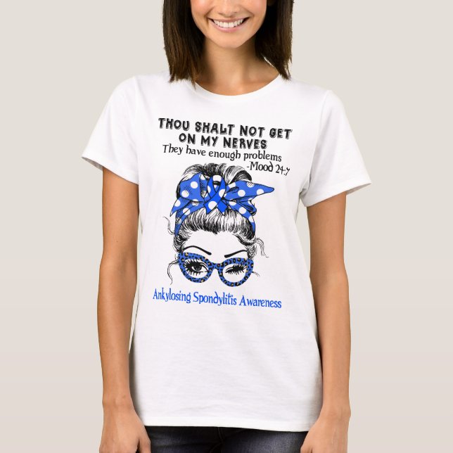 Unterstützung für das Bewusstsein für die ankylosi T-Shirt (Vorderseite)