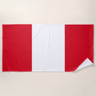 Unterstützung für das nationale Flag-Team von Peru Strandtuch