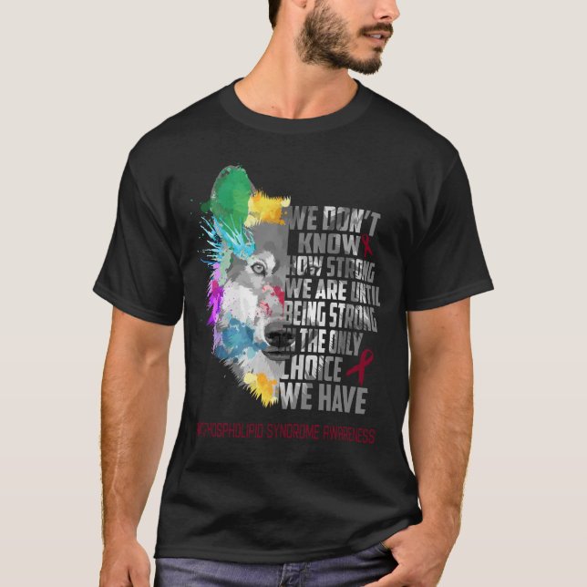Unterstützung für das Phospholipid-Syndrom T-Shirt (Vorderseite)