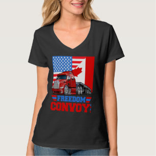 Unterstützung für den amerikanischen kanadischen F T-Shirt