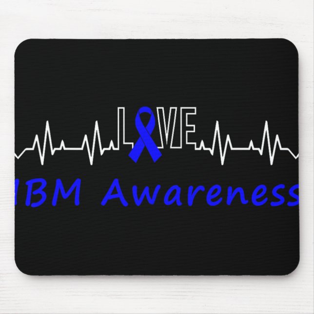 Unterstützung für den Heartbeat-Liebe von Ibm Awar Mousepad (Vorne)