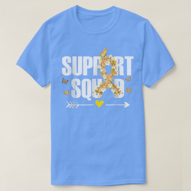 Unterstützung für den Kampf gegen Krebs im Kindesa T-Shirt (Design vorne)
