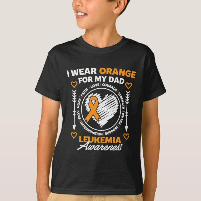 Unterstützung für den Sensibilisierungsmonat Ich t T-Shirt (Vorderseite)