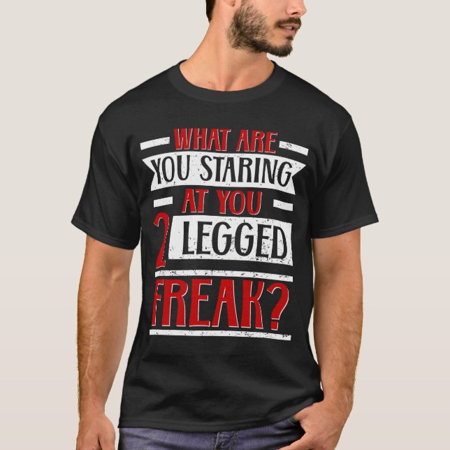 Unterstützung für die Beinamputee Awareness Amputa T-Shirt (Vorderseite)