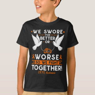 Unterstützung für die Ehefrau von Crps Awareness E T-Shirt