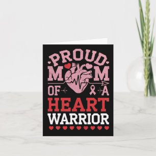 Unterstützung für die Mama von Chd Awareness Heart Karte