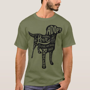 Unterstützung für die Rettung von Hunden T-Shirt