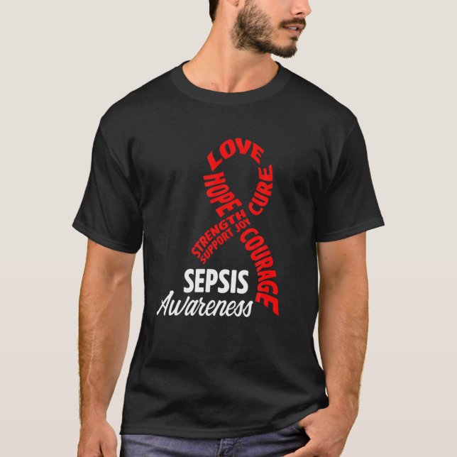 Unterstützung für die Sensibilisierung von Seeleut T-Shirt (Vorderseite)