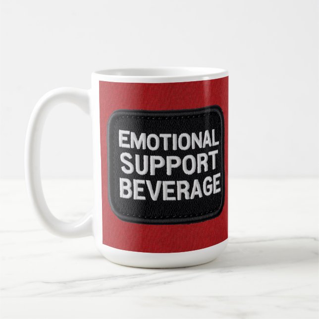 Unterstützung für emotionale Zwecke Kaffeetasse (Links)