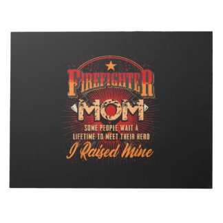 Unterstützung für Feuerwehren - Fireman Proud-Mama Notizblock