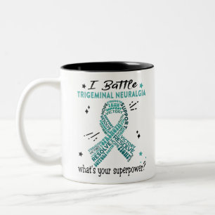 Unterstützung für Geschenke des Trigeminal Neuralg Zweifarbige Tasse