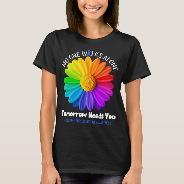 Unterstützung für Guillain Barre-Syndrom T-Shirt (Vorderseite)