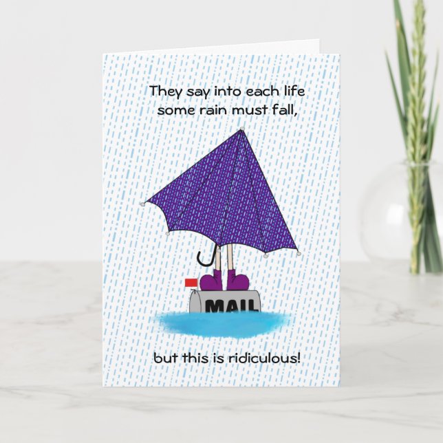 Unterstützung für harte Zeiten Karte (Vorderseite)