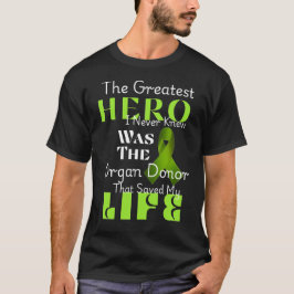 Unterstützung für Helden der Spenderaufklärung Dan T-Shirt