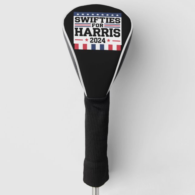 Unterstützung für Kamala Harris 2024 bei Abstimmun Golf Headcover (Vorderseite)