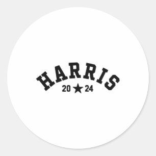 Unterstützung für Kamala-harris Abstimmung 2024 Pr Runder Aufkleber