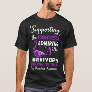Unterstützung für Kämpfer, die die Überdosierung v T-Shirt
