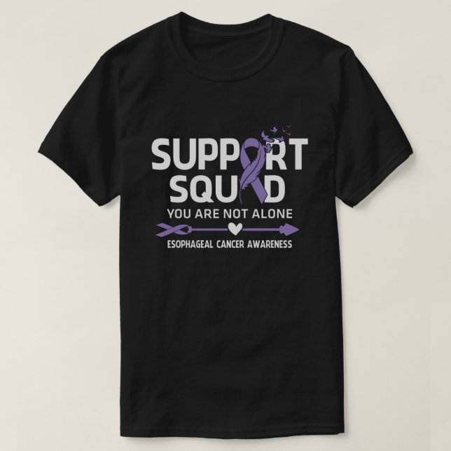 Unterstützung für KriegerSpitzenkräfteÖsophaguskre T-Shirt (Design vorne)
