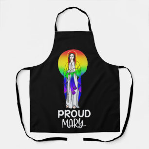 Unterstützung für LGBT-Gay Pride mit Proud Mary  Schürze
