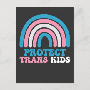 Unterstützung für LGBT-Stolz Schützen von Trans Ki Einladungspostkarte