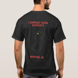 Unterstützung für lokale Autoren durch Bileci-Mark T-Shirt