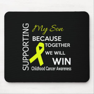 Unterstützung für meinen Sohn, weil wir zusammen g Mousepad
