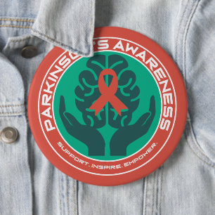 Unterstützung für Parkinson-Bewusstsein Button