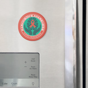 Unterstützung für Parkinson-Bewusstsein Magnet