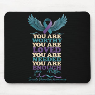 Unterstützung für psychische Gesundheit Prävention Mousepad