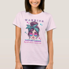 Unterstützung für Schilddrüsenkrebs, Sensibilisier T-Shirt