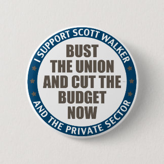 Unterstützung für Scott Walker Button