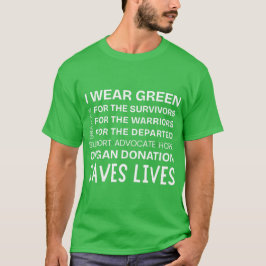 Unterstützung für Spender-Stolz Unisex  T-Shirt