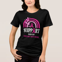 Unterstützung für Squad Brustkrebs-Bewusstsein Leo Tri-Blend Shirt