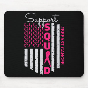 Unterstützung für Squad Brustkrebs-Bewusstsein US- Mousepad
