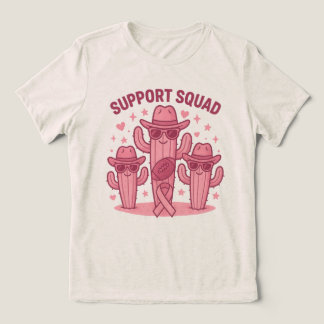Unterstützung für Squad Cactus Design Tri-Blend Shirt
