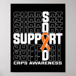 Unterstützung für Squad CRPS-Bewusstsein Poster