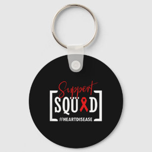 Unterstützung für Squad Heart Disease Awareness Wa Schlüsselanhänger