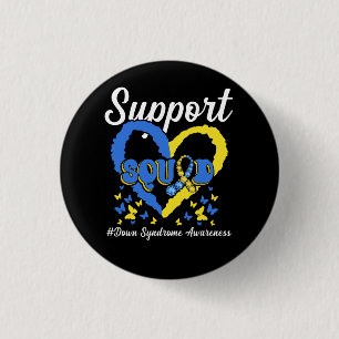 Unterstützung für Squad Heart Down Syndrome Awaren Button