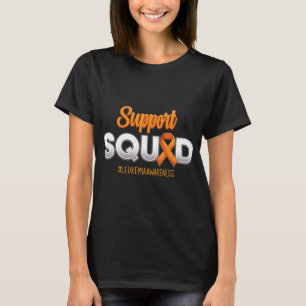 Unterstützung für Squad Leukämie Sensibilisierungs T-Shirt