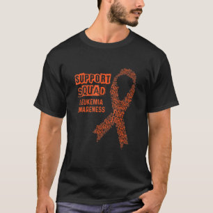 Unterstützung für Squad Orange Ribbon Leukämie Bew T-Shirt