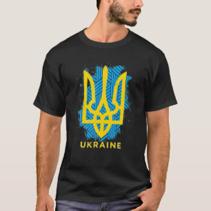 Unterstützung für ukrainische Flaggen Ich stehe  T-Shirt